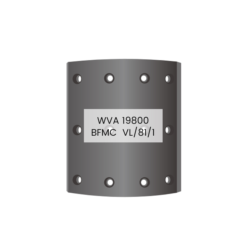 Guarnizione freno 19800 VL/81/1 Qualità Premium per VOLVO,HEULIZE